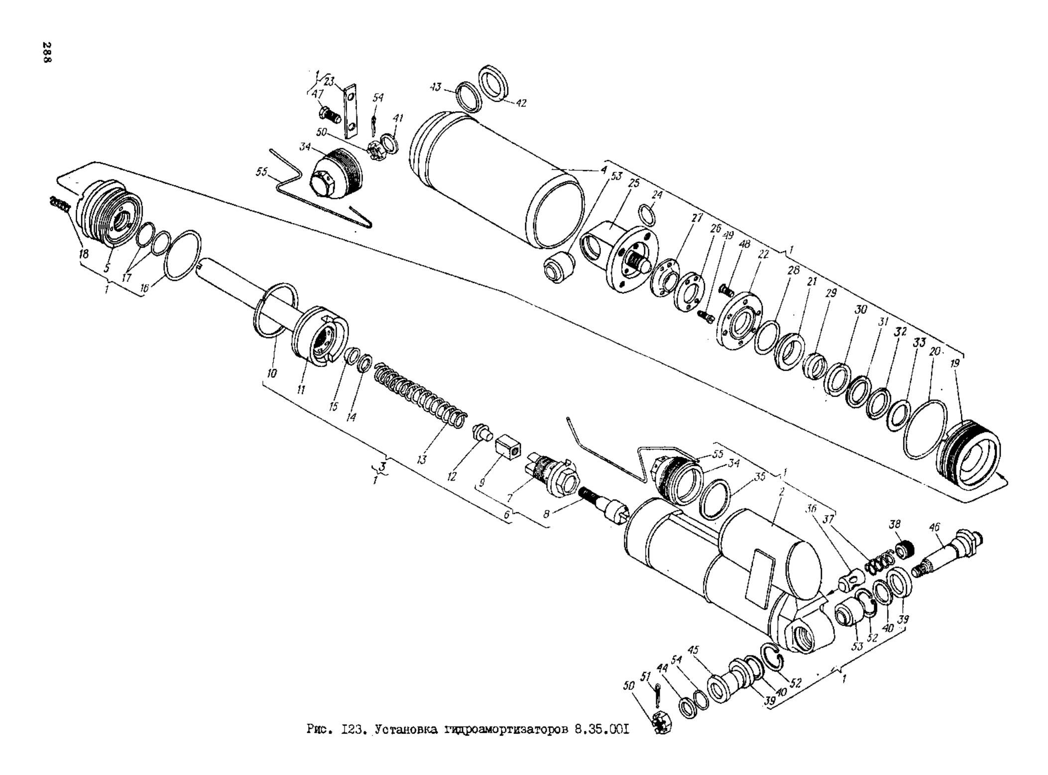 Установка гидроамортизаторов: превью заводского рисунка