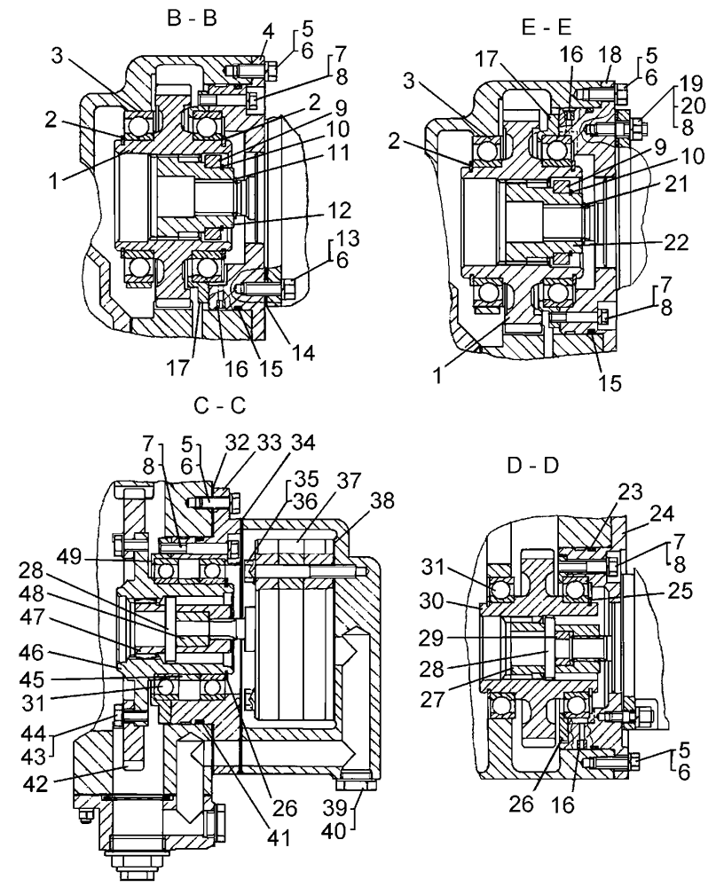 Гидротрансформатор с редуктором приводов на Б12